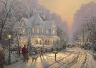 Puzzle Thomas Kinkade: Sviatočné stretnutie