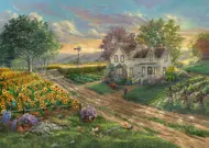 Puzzle Thomas Kinkade: Napraforgómezők