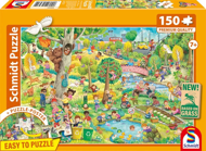 Puzzle Brincadeira feliz, planeta feliz