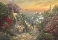 Puzzle Thomas Kinkade: Hamlet na majáku