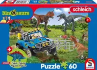 Puzzle Praveké dinosaury + figúrka