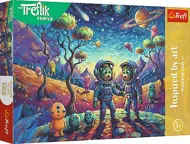 Puzzle Rodina Treflíkovcov: Vesmírne fantázie