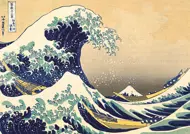 Puzzle Hokusai: Veľká vlna pri Kanagawe