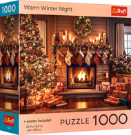 Puzzle Teplá zimná noc