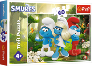 Puzzle Šmolkovia: Šmoulovia: Začarovaný les