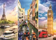 Puzzle Výlet po Európe